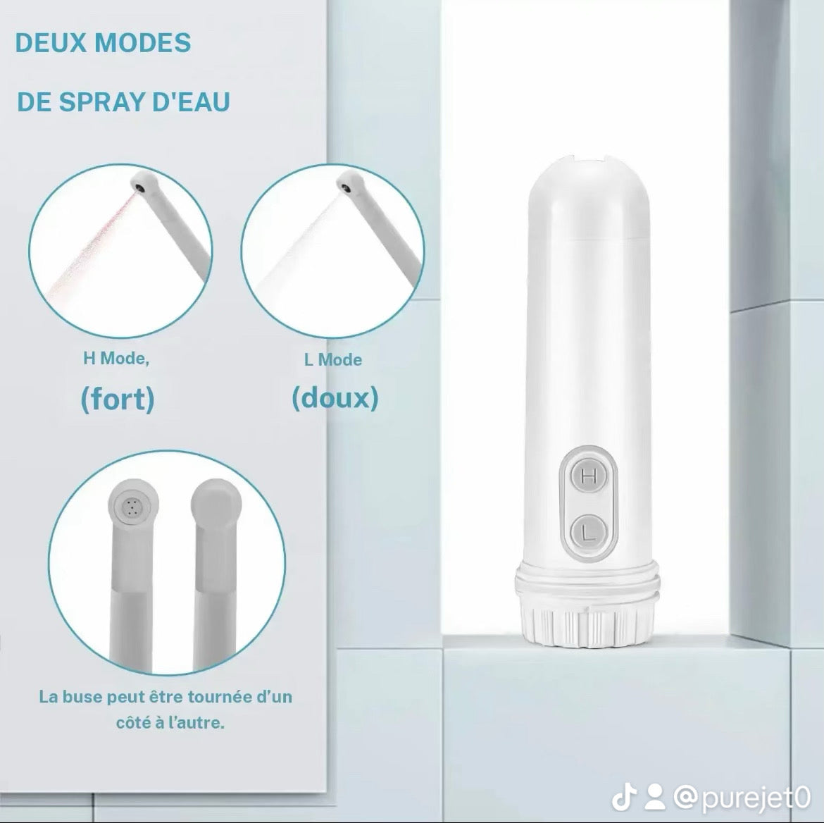 Bidet électrique compact